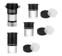 Astromania Telescope Accessory Kit Eyepiece Set with Three Plossl Eyepieces Including 4mm 10mm 25mm and Barlow Lens 2X, FMC Telescope Lense for 1.25 inch Astronomical Telescopes & Astronomy Filters