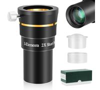 Astromania 1.25" 3-Elements 2x Barlow Lens Fully Multi-Coated Optics