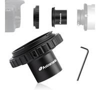 Astromania Telescope Camera Adapter, T2 T Ring and T Adapter M42x0.75 Male Thread to 1.25 Inches Telescope Photo Adapter, T-Mount Telescope Astrophotography Accessories for Canon EOS SLR/DSLR Camera