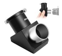 Astromania 1.25" 90-Degree Diagonal Mirror - More Comfortable Viewing Orientation as You Observe from Above, Filter Thread for Any 1.25" Filter and Accepts Standard 1.25" eyepieces