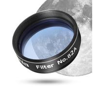 Astromania Telescope Filter 1.25 Inch - #82A Light Blue, Planetary Filter for Astronomy Telescope & Eyepiece, Telescope Color Filter for Enhancing Contrast in Lunar Planetary Observation