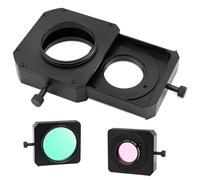 Astromania Telescope Filter Drawer, Astrophotography Filter Drawer with M42x0.75 T/T2 Thread on Both Ends, Telescope Accessories Double Magnetic Filter Holder for 1.25&2 Inch Telescope Filter Mounted