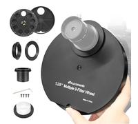Astromania 1.25" Multiple 9-Position Filter Wheel for Telescope - Allowing You to Image Without Any Reflections or Stray Light