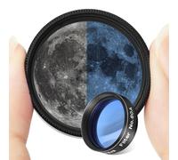 Astromania Telescope Filter, 1.25 Inches Planetary Filter for Astronomy Telescope Eyepiece, Color Filter for Enhancing Contrast in Lunar Planetary Observation - #80A Blue