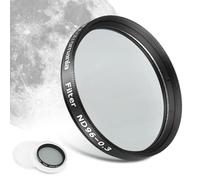 Astromania Telescope Moon Filter 2 inch, Neutral Density Telescope Filter ND96-0.3 with 50% Light Transmission Reduces Moon Glare&Enhances Lunar Crater Detail, Work with Telescope Accepts 2" Eyepiece