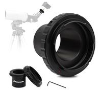 Astromania Telescope Photo Camera Adapter for Astrophotography, T Adapter (T-Mount) and T2 T Ring 1.25 inch Telescope Accessories for 42mm Pentax-K SLR/DSLR Cameras & 1.25 inches Astronomy Telescopes