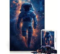 Astronaunt Another Planet Jigsaw Puzzles for Adults 1000 Piece Thought Training Slow Leisure Uniform Cut Xmas Present (38X26CM)