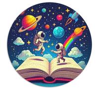 Astronaut 1000 Piece Jigsaw Puzzle for Adults Space-Themed Colourful Jigsaws Challenge Games Fun Present & Activity 1000pcs (67.5x67.5cm)