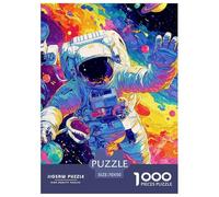Astronaut 1000 Piece Jigsaw Puzzles for Adults And Kids Challenging Games Space Conquest Home Decoration Creativity & Gift Giving 70x50cm/1000pcs
