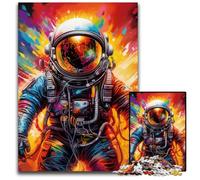 Astronaut 1000 Piece Jigsaw Puzzles for Adults Difficult Puzzles for Adults Ideal And Home Decor 50x75CM/19.68x29.52inch