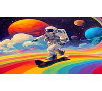 astronaut 1000 Piece Jigsaw Puzzles for Adults Educational Games Jigsaw Puzzle Home Decoration for Family Decorations 38x52cm/1000pcs