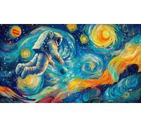 astronaut 1000 Piece Jigsaw Puzzles for Adults Educational Games Jigsaw Puzzle Home Decors for The Whole for Women, Gifts for Men 38x26cm/1000pcs