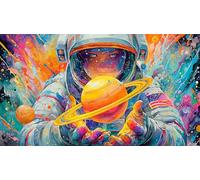 astronaut 1000 Piece Jigsaw Puzzles for Adults Family Challenge Toys Jigsaw Puzzle Home Decors for Adults Gifts 75x50cm/1000pcs