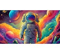 astronaut 1000 Piece Jigsaw Puzzles for Adults Family Challenge Toys Jigsaw Puzzle Home Decors for Family Decorations 38x52cm/1000pcs