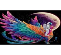 astronaut 1000 Piece Jigsaw Puzzles for Adults Family Challenge Toys Jigsaw Puzzle Home Decors for The Whole for Women, Gifts for Men 75x50cm/1000pcs