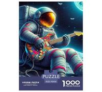 Astronaut 1000 Piece Jigsaw Puzzles for Adults Whimsical Challenge Colourful Educational Games Fully Interlocking 70x50cm/1000pcs