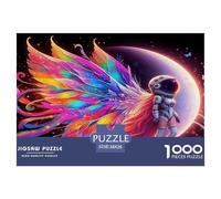 Astronaut 1000 Piece Jigsaw Puzzles - Jigsaw Puzzles for Adults 1000 Pieces Is Ideal As Gifts for The Whole Family And The Jigsaw 1000 Pieces for Adults