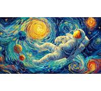 astronaut 1000 Pieces Jigsaw Puzzles for Adults Educational Games Jigsaw Puzzle Home Decors for The Whole for Women, Gifts for Men 75x50cm/1000pcs