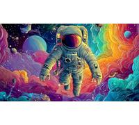 astronaut 1000 Pieces Jigsaw Puzzles for Adults Family Challenge Toys Jigsaw Puzzle Home Decors for The Whole for Women, Gifts for Men 75x50cm/1000pcs