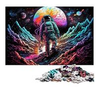 Astronaut 1000 Pieces Puzzle Gifts Jigsaw Puzzles for Adults Family Activity, DIY Home Decor, 26X38CM/10.23x14.96inch