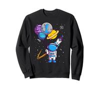 Astronaut 1st Birthday Space Gift 1 Year Old Boys Girls Sweatshirt