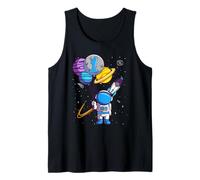 Astronaut 1st Birthday Space Gift 1 Year Old Boys Girls Tank Top
