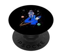 Astronaut 4th Birthday Space Gift 4 Years Old Boys Girls PopSockets Adhesive PopGrip