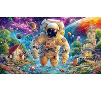 astronaut Adult Jigsaws 1000 Piece - Hard Difficult Challenging Game Home Activity Gift 75x50/1000pcs