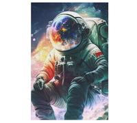 Astronaut Adults Wooden Jigsaw Puzzle, for Kids Wooden Puzzles Toys Family Game Play,Brain Training 1000 Piece （78×53cm）