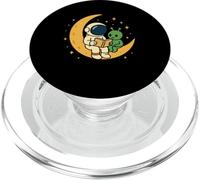 Astronaut & Alien Book Reading Moon Space Book Lover PopSockets PopGrip for MagSafe