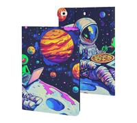 Astronaut Aliens Pizza Slim Tablet Cases Compatible with iPad Series Without Pencil Holder Protective Cover Compatible with ipad Mini 1/2/3/4/5 (7.9in)