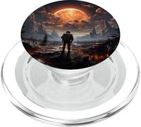 Astronaut Apocalypse Graphic PopSockets PopGrip for MagSafe