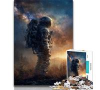 Astronaut Art 1000 Piece Jigsaw Puzzles for Teenagers,Family Game Stress Reliever Difficult Challenge Great Gifts And Toys (50x75cm)