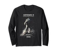 Astronaut Artemis Mission to The Moon 2026 Rocket Artemis 2 Long Sleeve T-Shirt