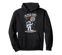 Astronaut Autism Awareness We Are All Under The Same Stars Pullover Hoodie