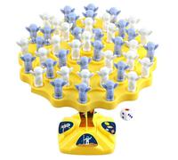 Astronaut Balance Game - 17x17x11cm Stacking Toy | Educational Tabletop Balance Tree Children Hand-Eye Coordination Parent-Child Interactive Play Fun | Multi-Person Game
