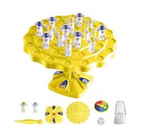 Astronaut Balance Game - Math Toy, Educational Figures Set, Desktop Learning Challenge | Interactive Parent Child Activity For Coordination Tabletop Leisure Play