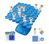 Astronaut Balance Game Toys,Creature Crash by Relatable,Balance Game Tree Two-Player Parent-Child Interactive Family Tabletop Puzzle Toy,40 Astronauts,1 Balancing Board, 1 Pillar Base, & Dice