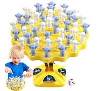 Astronaut Balance Tree Game - Skill Based Tabletop Puzzle Durable ABS Construction, Physics Balancing Challenge Interactive Design, Colorful Astronaut Theme Engaging Play | Usage Children Cognitive Sk