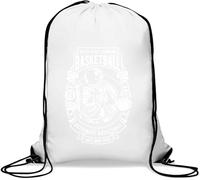 Astronaut Basketball Outer Space Champion I Need More Space Gym Sack Casual Drawstring Bag White