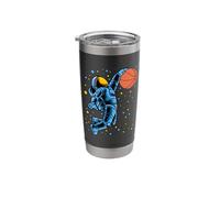 Astronaut Basketball Player in Planet Space Coach Team Stainless Steel Insulated Tumbler