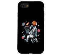 Astronaut Basketball T-Shirt - Outer Space Galaxy Sports Case for iPhone SE (2020) / 7/8