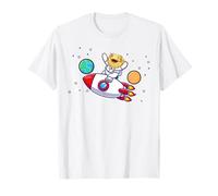 Astronaut Bearded Dragon in Outer Space Reptile Lizard Lover T-Shirt
