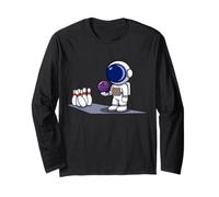 Astronaut Bowling Adventure Long Sleeve T-Shirt