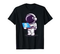 Astronaut buying ticket to the moon with BTC Bitcoin T-Shirt