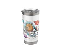Astronaut Capybara Cute Space Capy Funny Design Stainless Steel Insulated Tumbler