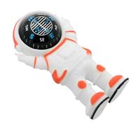 Astronaut Car Compass, Automotive Dashboard Navigation Tool, Precision Direction Ball, White PP Material, 8.1x4.5x3.2cm Dimensions, for Mountains Hiking Oceans Sand Seas Rainforest Snow