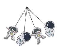 Astronaut Car Hanging Diffuser 4pcs Paper Automotive Ornament