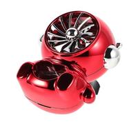 Astronaut Car Vent Perfume Dispenser with Rotating Fan Clip | Plastic Red Decorative Design, Fits Car Air Conditioning Vents, Suitable for Cars and Offices