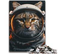 Astronaut Cat 2000 Piece Jigsaw Puzzles for Adults Gifts,Stress Reliever Difficult Challenge Deal As Gifts for The Whole Family (70X100cm)